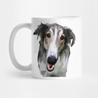 Long Haired Grey Hound Mug